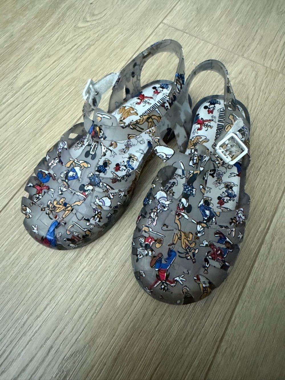 Mini Melissa x Disney jelly Sandals Mickey and friends size 10c